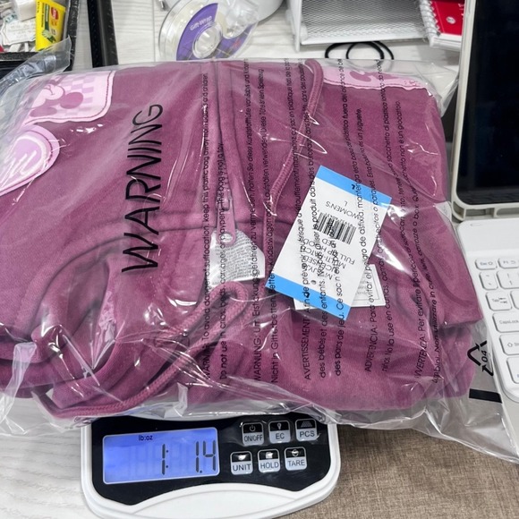 NWT Disney Mickey and Friends Full Zip Hoodie Women's Large Red Patches - Picture 13 of 13